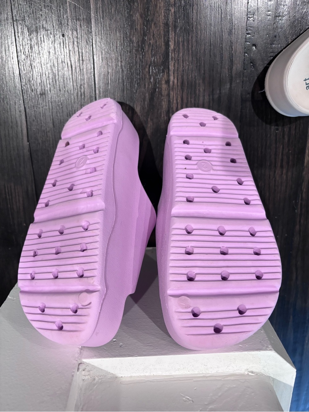 Pink Platform Slide Sandals - art class - Picture 2 of 3